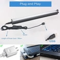 thumbnail image 3 of 2pcs Light Emitting Diode 5W UV LED Tube Black Light, 24 LEDs UV Light Bar 5V USB Port 395nm for Halloween Christmas Party Body Painting Makeup Neon D, 3 of 5