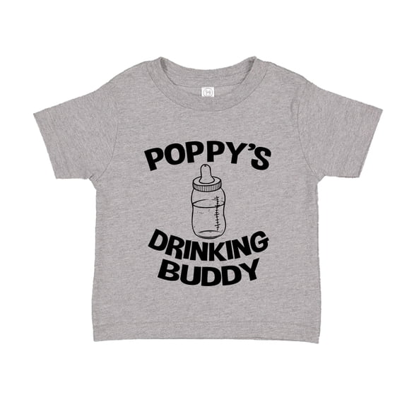Poppy's Drinking Buddy Toddler T-Shirt 2T Athletic Heather