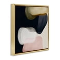 thumbnail image 3 of Stupell Industries Contemporary Intertwining Shapes Abstract Painting Gold Floater Framed Canvas Art Print Wall Art, 18 x 18, 3 of 9