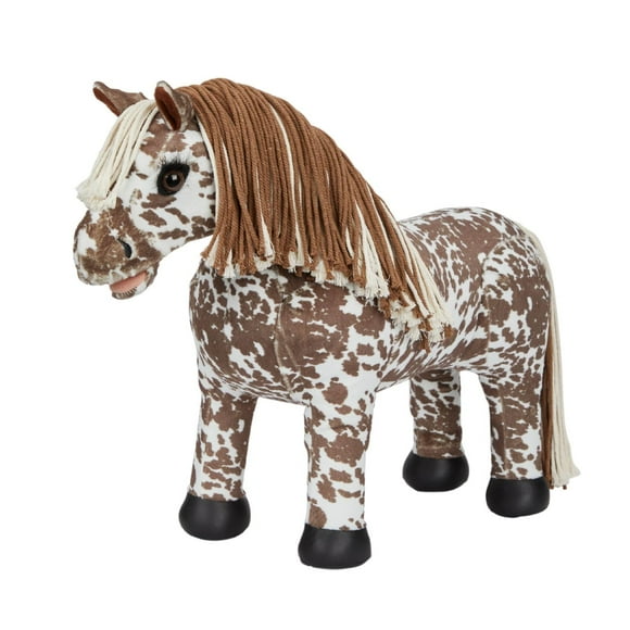 LeMieux Toy Pony Appaloosa Montana - Dual-Coloured Mane & Tail - Super Soft Coat for Brushing & Playing - One Size