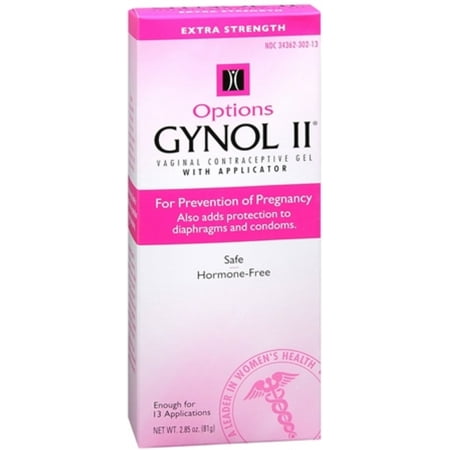 Options Gynol II Vaginal Contraceptive Jelly Extra Strength 2.85