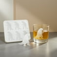 thumbnail image 3 of Dinosaur Shaped Ice Cube Mold Ice Cube Tableware 6 Grids Silicone Kitchen Bar, 3 of 4