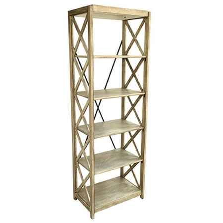 Crestview Collection Brookline Tall 72 Etagere Bookcase