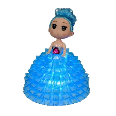 

Cute Luminous Doll LED Night Light with Soft Lighting Gifts for Girls for Birthdays and Christmas