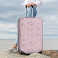 thumbnail image 5 of Cauagu Minimalist Snowflake Print Travel Luggage Cover,Travel Dust-proof Suitcase Cover Softside Suitcase Protector for 18-32inch,Not Included Suitcase, 5 of 8