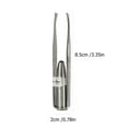 thumbnail image 4 of CHOK LED Light Eyebrow Clip 2 Pcs Anti-rust Face Shaver Trimmer Travel Miss Stainless Steel, 4 of 5