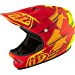 Troy Lee Designs Fusion Adult D2 Bike Sports BMX Helmet Red X-Small Small by