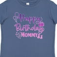 thumbnail image 4 of Inktastic Purple Happy Birthday Mommy Boys or Girls Baby T-Shirt, 4 of 5