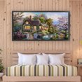 thumbnail image 3 of Hilo Algodón Ecológico Bordado Punto Cruz Impreso Dream Home 11CT 149x74cm, 3 of 9