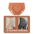 thumbnail image 5 of INNERSY Seamless High Waist Briefs Underwear for Women Soft No Show Panties 4 Pack(2XL,Warm Mix), 5 of 9