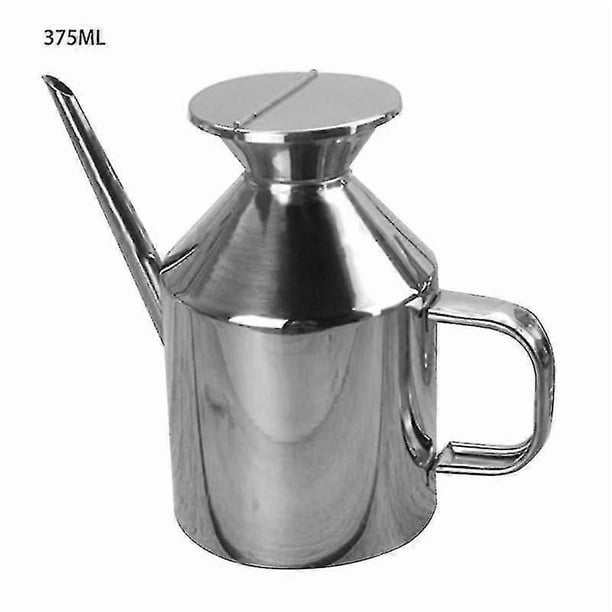 375/625ml Stainless Steel Kitchen Oil Sauce Pot Container Bottle Can Dispenser-zzy