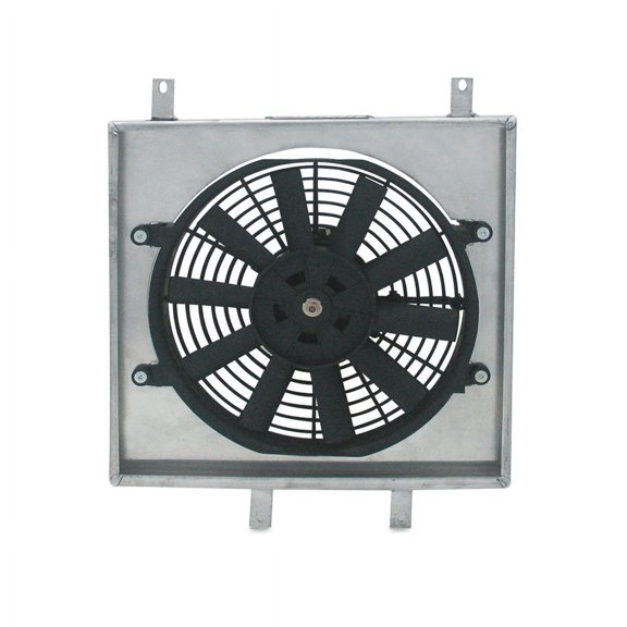 Mishimoto MMFS-CIV-92 Performance Aluminum Fan Shroud Compatible With Honda Civic 1992-2000 Silver