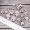 thumbnail image 5 of 15Pc Flower Pattern Minis Teapot Cup Plate Dollhouses Kitchen Accessories 1:12 Dollhouses Miniature Porcelain Teacup Set, 5 of 7