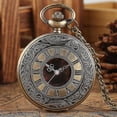 thumbnail image 5 of Antique Retro Roman Numeral Display Quartz Pocket Watch, 5 of 5