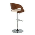 thumbnail image 4 of Pino Adjustable Bar Stools Set of 3, Chrome Bar Stools, Bar Chairs, Swivel Bar Stools Set of 3, Bar Height Stools, Bar Stools for Kitchen Counter, 4 of 5