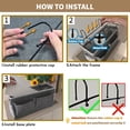 thumbnail image 4 of Organizador Caddy de Cabecera Kanrichu 2 piezas Gris, 4 of 6