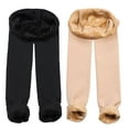 thumbnail image 6 of Hot Thermal Legging Pants Velvet High Waist Pantyhose Women Warm Leggings Stretchy Legging Fleece Tights Stocking NUDE 4, 6 of 8