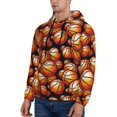 thumbnail image 3 of Salouo Vintage Basketball Pattern Men's Fall Hoodie Sweatshirt,Sport Hoodie with Pockets for Men Pullover Casual Hooded Sweatshirt-Medium, 3 of 7