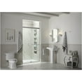thumbnail image 6 of Kohler 707106-L-SHP 76 x 47.62 in. Revel Sliding Shower Door with 0.31 in. Thick Crystal Clear Glass - Bright Polished Silver, 6 of 7