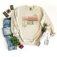 thumbnail image 2 of Be Merry Stripes | Sweatshirt, 2 of 5