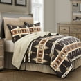 thumbnail image 4 of Paseo Road Yosemite 3 Piece Aztec Tribal Reversible Cotton Quilt Set, Western Bedding, Full Queen, 4 of 10