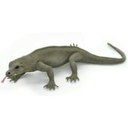 Komodo Dragon, Lizard, Rubber Reptile, Toy, Educational, Realistic, Figure, Lifelike Model, Figurine, Replica, Gift, 8" F2051 B187