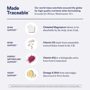 Ritual Women’s 50+ Daily Multivitamin - Folate, DHA - Vegan - 60 Capsules - 30 Servings