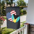 thumbnail image 2 of Bandera de Colombia estadounidense con corazón de amor, bandera de jardín de 30 x 45 cm, pancarta vertical, cartel de doble cara para decoración de casa, granja, casa, patio exterior, balcón, 2 of 8