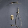 thumbnail image 3 of Three Functions Shower Faucet Set, Complete Shower System with Rough-in Valve, 3 of 5