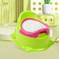 thumbnail image 1 of Orinal para , asiento de inodoro para con contenedor extraíble con asa Cómoda silla antideslizante para orinal de bebé para bebés de 6 a 12 Verde Hugo niño orinal, 1 of 10