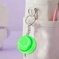 thumbnail image 5 of Sport Ball Pop It Fidget Keychain Toy, Soccer Basketball Baseball Tennis Rugby Volleyball Design, Stress Relief Push Pop Bubble Sensory Toy Key Ring, 3.54 x 1.57 Inch, 6 Shapes Available, 5 of 5