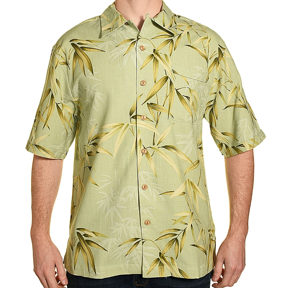 Jamaica Jaxx Jamaica Jaxx Mens Silk Hawaiian Aloha Shirt Walmart