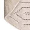 thumbnail image 5 of Unique Loom Outdoor Trellis Textured Collection Area Rug - Spatial (4' Round Ivory), 5 of 12