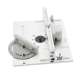 thumbnail image 3 of Plaque d'Insertion pour Table de Routeur en Aluminium Outil de Coupe-Bordures Bancs de Menuiserie Argent, 3 of 9