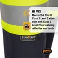 thumbnail image 3 of Pioneer Hi Vis Safety Cargo Pants - Convertible Zip-Off Work Shorts - Reflective Tape - Navy - 32" Length, 3 of 9