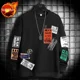 thumbnail image 3 of Camiseta de dibujos animados superior para hombre, sudaderas de anime, ropa para hombre, holgada, negra, estampada, manga A, con camiseta de alta calidad, XL, Emo, nueva It F, 3 of 5