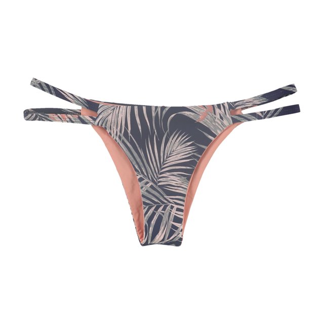 Tavik - Bikini con tiras laterales para mujer, parte inferior de bikini, azul, extra pequeño