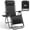 Black, variant on WASUHE Zero Gravity Recliner Chair Set of 2, Foldable Outdoor Lounge Chair with Cup Holder, Adjustable Patio Chair for Beach, Pool, Patio, Black