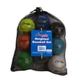 thumbnail image 5 of Champion Sports Weighted Training Baseball Set - Rubber Cork Core - Leather Cover - Set of 9 Balls - Graduated Weights - 4 to 12 oz - 9 Inch Diameter, 5 of 6