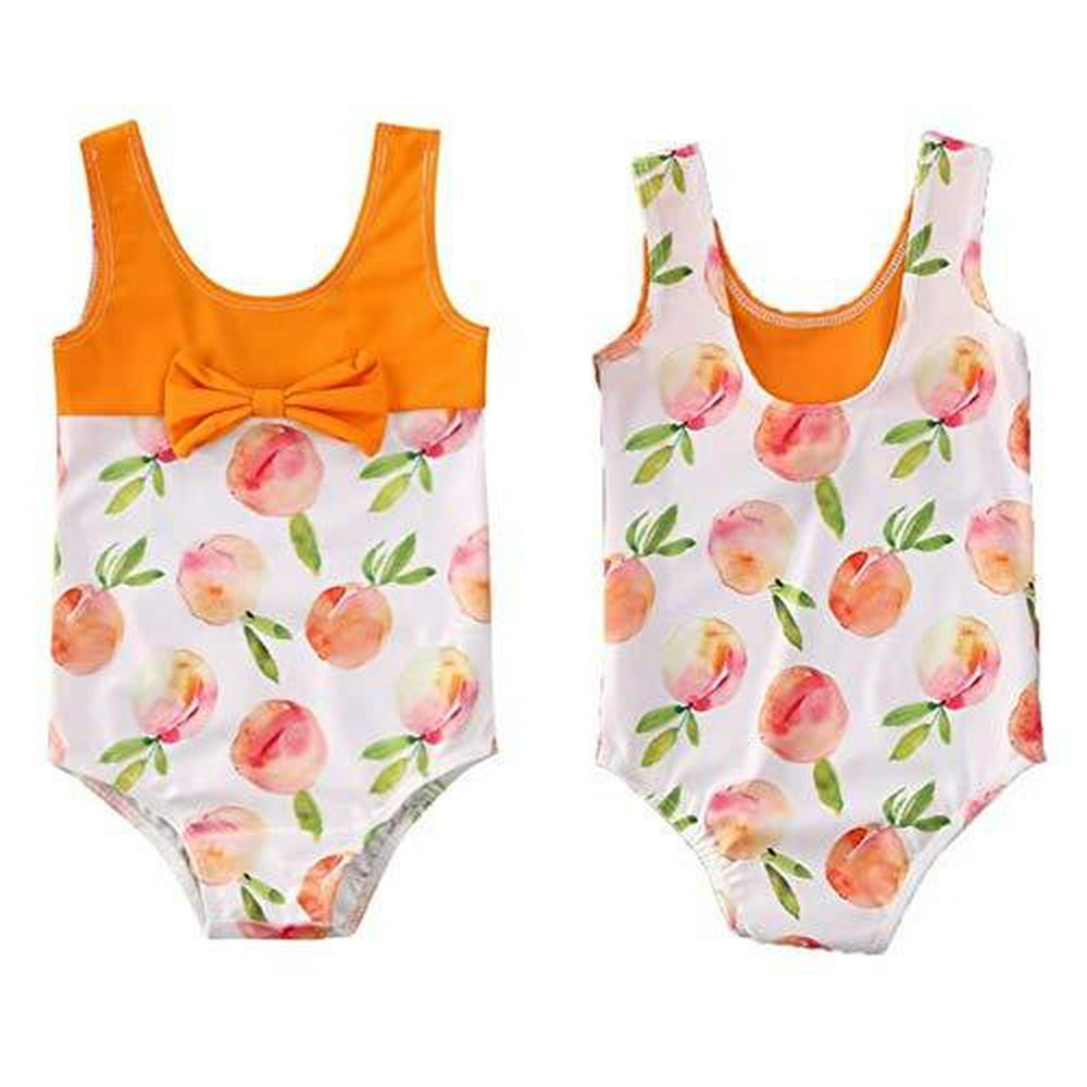 StylesILove Styles I Love Baby Toddler Girl Peaches OnePiece
