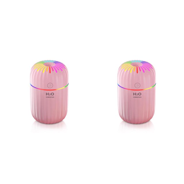 Humidificador de Aire Bearachild 300ml Difusor de Aceite Esencial Color Blanco