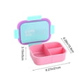 thumbnail image 3 of Sealed Lunch Box Compartment Bento Box,Leakproof Food Container Microwave Safe Lunch Box Storage,Portable Meal Prep Lunch Box With Utensils Container,Student Office Lunch Bento Box Food Container, 3 of 6