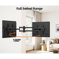 thumbnail image 2 of MountLiving Full Motion TV Wall Mount, Corner & Regular Wall Use, 31.22" Extra Long Arms, for 26-70 Inch TVs, Max VESA 400x400mm, 80 lbs Capacity, Fits Single Stud, 2 of 8