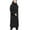 Black, variant on Wrtxtat Men's Long Puffer Jacket Winter Warm Zip-Up Heavyweight Outerwear with Pockets Solid Color Hooded Outdoor Long Snow Coat Black M