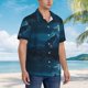 thumbnail image 3 of Fotbe Lonely Night Wolf Camisa Hawaiana para Hombre Unisex – Camisa Casual de Verano con Botones de Manga Corta de Algodón y Lino,3X-Large, 3 of 7