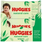 Huggies Natural Care Soothe & Comfort Skin With Aloe Vera 56ct , 10 Pack - total 560 WlPES