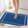 thumbnail image 3 of Pure Navy Blue Door Mat&nbsp;Indoor Outdoor Entrance, Non Slip Rug for Kitchen Bathroom Entryway Rug, Simple Solid Color Washable Doormat Floor Mat for Office Home Decor 20x31.5 Inch, 3 of 8