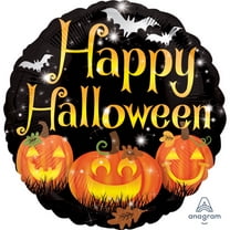 Happy Pumpkins Halloween 18 inch Foil Mylar Balloon [33847]