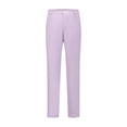 thumbnail image 6 of AZoiNM Women's Slim Fit One-Button Notch Lapel Blazer & Pants Set, Business Casual Work Suit for Office, 70% Polyester 30% Viscose, Lake Blue/Light Purple, Fall Winter Spring, 6 of 7