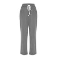 thumbnail image 6 of Timegard Joggers Pants for Women Elastic Waist Fitting Drawstring Sweatpants Workout Lounge Trousers, 6 of 9